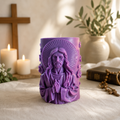 Christian Candle Purple