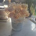 Champagne Pearl Bouquet (Incl. candle and wax melts)