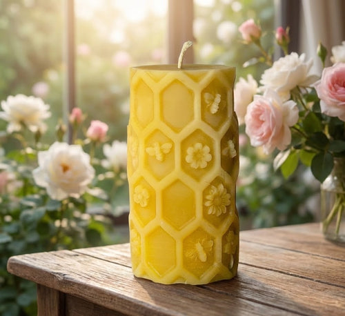 100% Pure Beeswax Candles