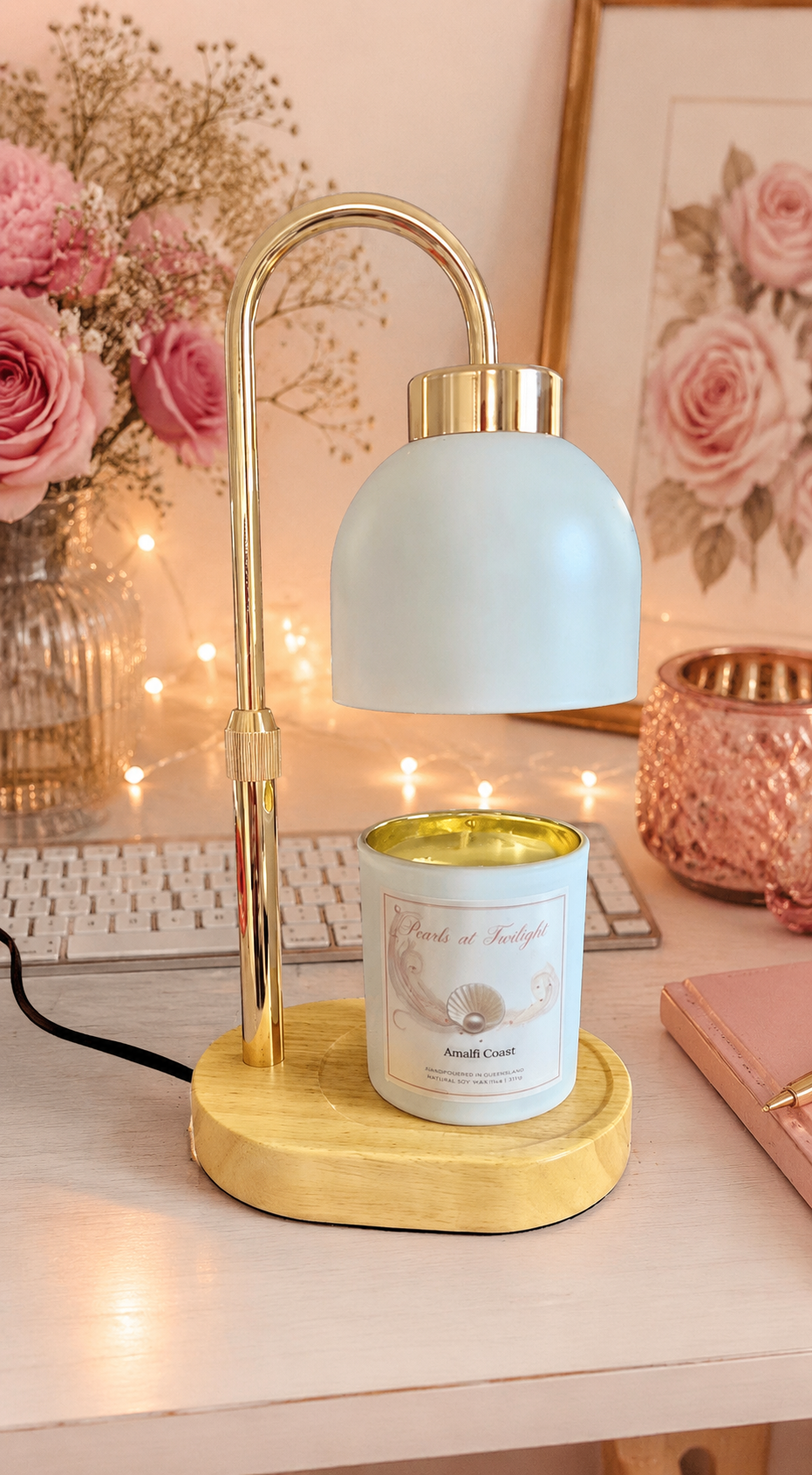 Adjustable Candle Warming Lamp